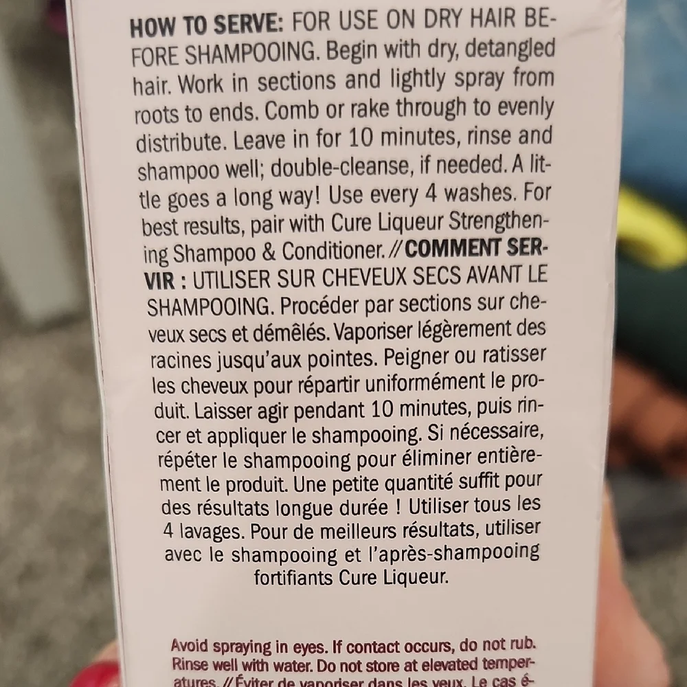 Drybar Cure Liqueur Pre-Shampoo Oil - White and Pink Packaging - Picture 5 of 6
